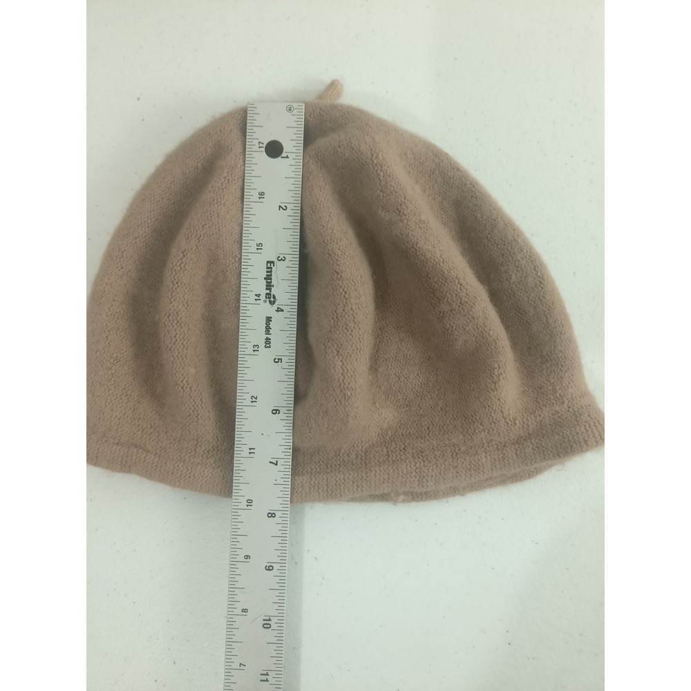 Women's Mixed-Wool Winter Beanie — Warm Knit Hat with Rolled Hem for Outdoor Act - Picture 3 of 5